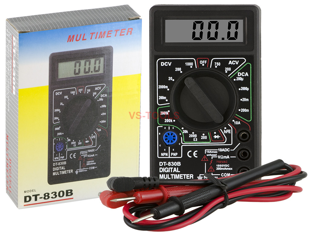 Lowest Prices Digital Multimeter Tester AC DC Ohm Voltmeter Ammeter